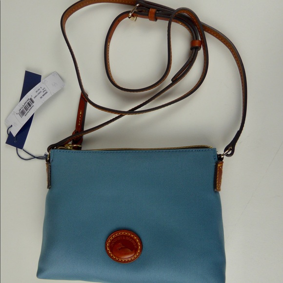 Dooney & Bourke Bags Dooney Bourke Crossbody Pouchette Teal Purse